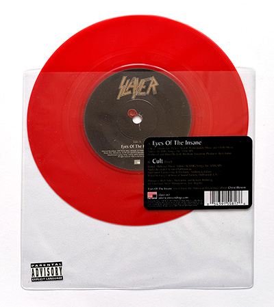 SLAYER - Eyes of the insane (Red Vinyl)  album front cover vinyl record